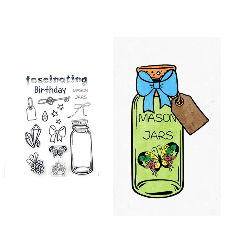 Wishing bottle Clear Stamps for DIY Scrapbooking Card Making Photo Album Crafts transparent silicone seal Decoration New Stamps
Wishing bottle Clear Stamps for DIY Scrapbooking Card Making Photo Album Crafts transparent silicone seal Decoration New Stamps