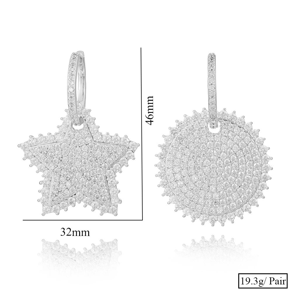 SISCATHY Trendy Shiny Sparkling Star Sun Cubic Zirconia Dangle Earrings For Women Bridal Wedding Green Drop Earrings Ladies Gift
SISCATHY Trendy Shiny Sparkling Star Sun Cubic Zirconia Dangle Earrings For Women Bridal Wedding Green Drop Earrings Ladies Gift