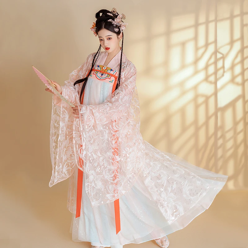 Из цветной глазури в tang hanfu, женская кошка, оригинальная, потраченная большую вемилионную оранжевую рубашку с рукавом, нагрудная юбка Ru
Из цветной глазури в tang hanfu, женская кошка, оригинальная, потраченная большую вемилионную оранжевую рубашку с рукавом, нагрудная юбка Ru