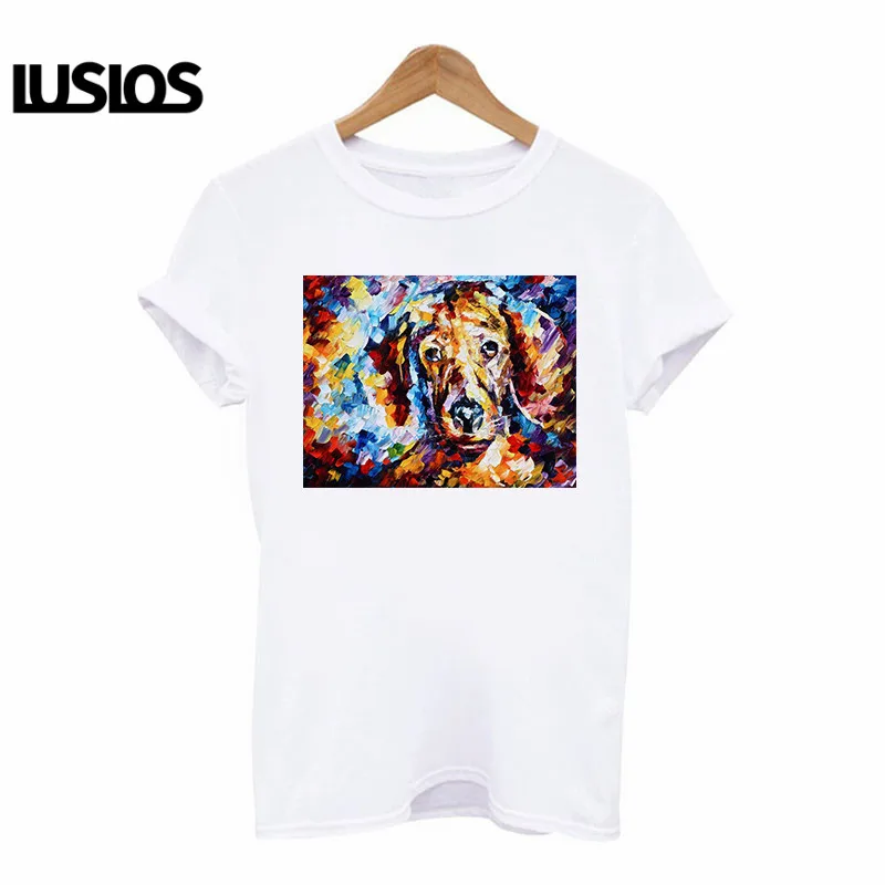 LUSLOS cute dog print t shirt oil-painting dog love summer clothes women short sleeve graphic shirts plus size femme t-shirts
LUSLOS cute dog print t shirt oil-painting dog love summer clothes women short sleeve graphic shirts plus size femme t-shirts