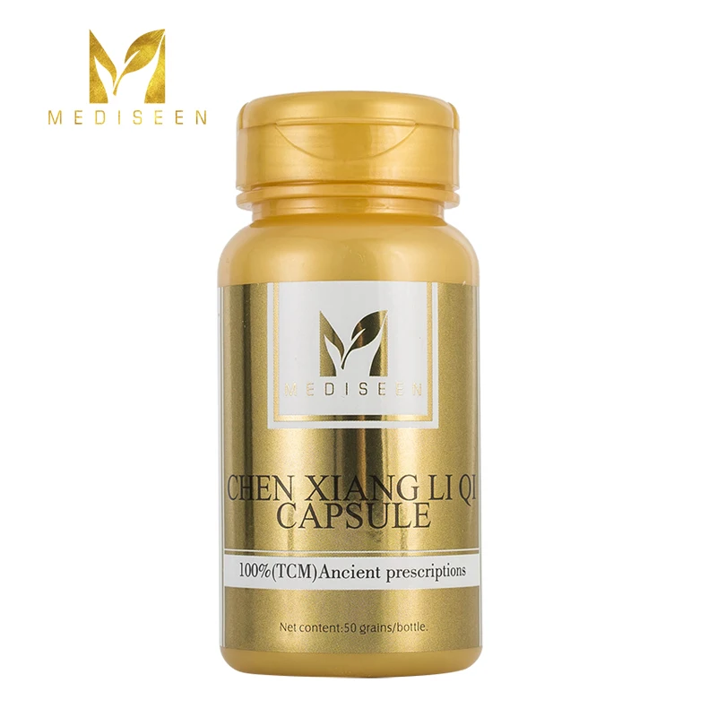 Mediseen Chen Xiang Li Qi capsule, Toxic swelling, abdominal pain, nausea, cholera Protect, tonifying five zang organs, 50pcs
Mediseen Chen Xiang Li Qi capsule, Toxic swelling, abdominal pain, nausea, cholera Protect, tonifying five zang organs, 50pcs