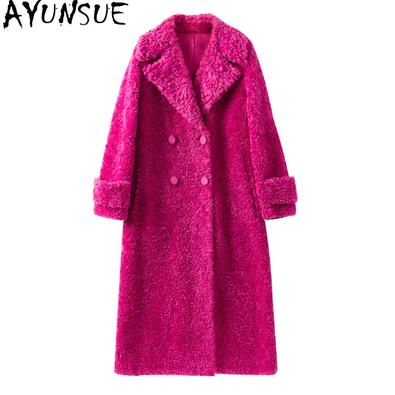 Real Fur Coat Female 100% Wool Shearing Autumn Winter Jacket Women Long Coats High Quality Korean Fourrure Femme
Real Fur Coat Female 100% Wool Shearing Autumn Winter Jacket Women Long Coats High Quality Korean Fourrure Femme