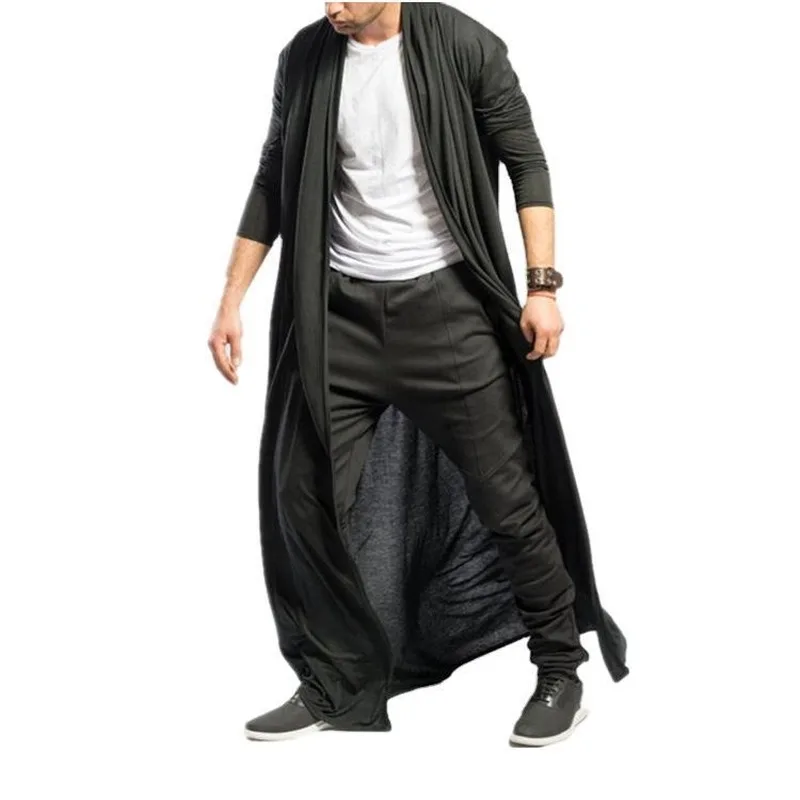Kalenmos Spring New Men's Trench Fashion Casual Extra Long Solid Color Slim Cardigan Long Sleeve Plus Size Goth Mens Clothing
Kalenmos Spring New Men's Trench Fashion Casual Extra Long Solid Color Slim Cardigan Long Sleeve Plus Size Goth Mens Clothing