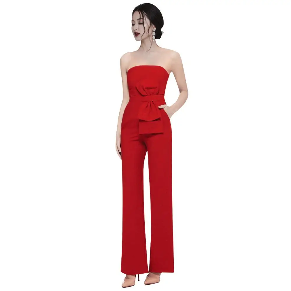 New Summer Women Jumpsuits Strapless Bow Jumpuits Sexy Bodycon Elegant ClubParty Red Jumpsuit Vestidos wholesale
New Summer Women Jumpsuits Strapless Bow Jumpuits Sexy Bodycon Elegant ClubParty Red Jumpsuit Vestidos wholesale