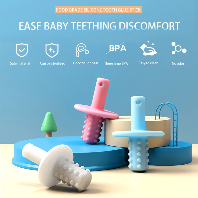 New Silicone Baby Mace Teethers Kids Teethers Safety Children Teething Infants Chewing Toys Newborn Care Baby Teethers Kids Toys
New Silicone Baby Mace Teethers Kids Teethers Safety Children Teething Infants Chewing Toys Newborn Care Baby Teethers Kids Toys