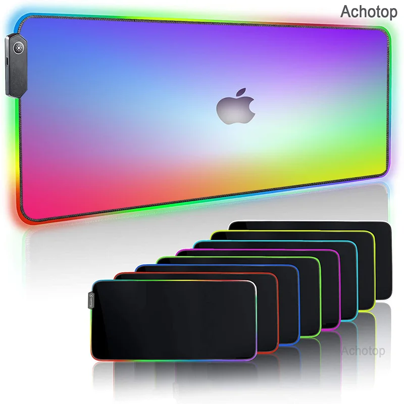 Apple RGB Gaming Mouse Pad Large Mouse Mat Gamer Led Computer Mousepad Mouse Mat with Backlight Carpet keyboard Desk Mat Mause
Apple RGB Gaming Mouse Pad Large Mouse Mat Gamer Led Computer Mousepad Mouse Mat with Backlight Carpet keyboard Desk Mat Mause