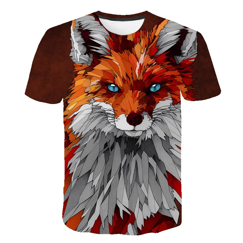 2021 Summer Men And Women T-Shirt 3D Printing Children's Cartoon Fox Fashion Casual Hip-Hop Short-Sleeved Breathable Top
2021 Summer Men And Women T-Shirt 3D Printing Children's Cartoon Fox Fashion Casual Hip-Hop Short-Sleeved Breathable Top