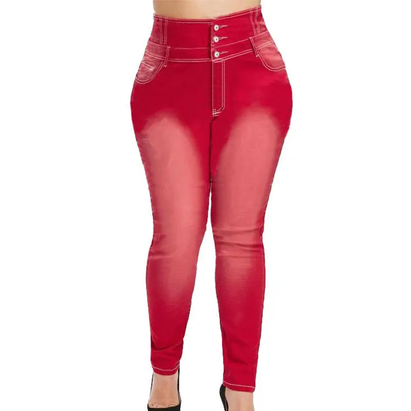 Sexy High Waist Skinny Pencil Plus Size Button Up Denim Pants Women Red Long Trousers Mom Jeans Spring Korean Stretch Bodycon
Sexy High Waist Skinny Pencil Plus Size Button Up Denim Pants Women Red Long Trousers Mom Jeans Spring Korean Stretch Bodycon
