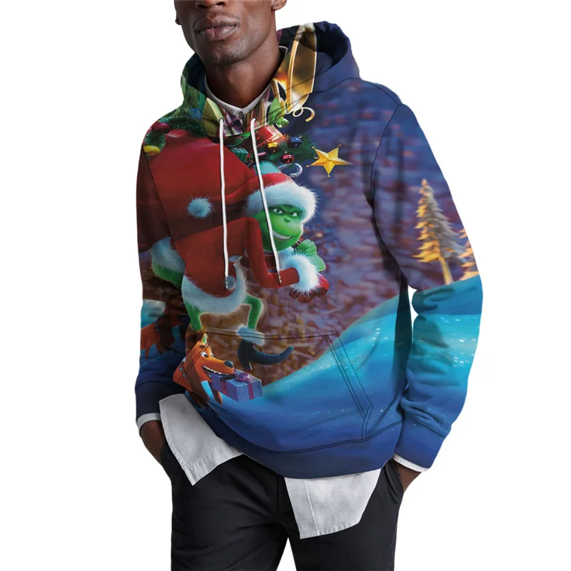 2021 Hot Sale Hip-hop Style Cosplay Costume Green Fur Monster Grinch Sweater 3D Digital Printing Loose Hoodie Christmas Costumes
2021 Hot Sale Hip-hop Style Cosplay Costume Green Fur Monster Grinch Sweater 3D Digital Printing Loose Hoodie Christmas Costumes