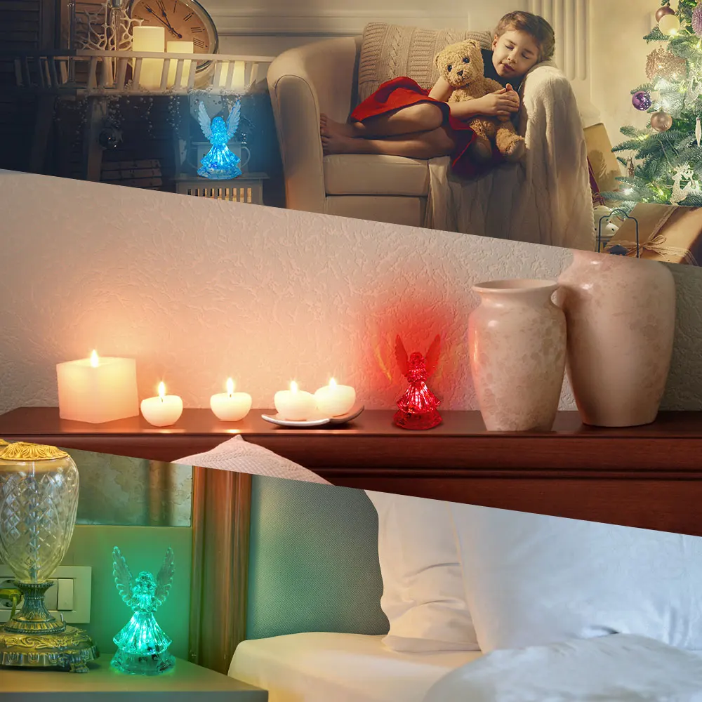 LED Colorful Angel Night Light Acrylic Flashing Lights For Home Party Wedding Decoration Lamps Children Night Lamp Bedside Lamp
LED Colorful Angel Night Light Acrylic Flashing Lights For Home Party Wedding Decoration Lamps Children Night Lamp Bedside Lamp