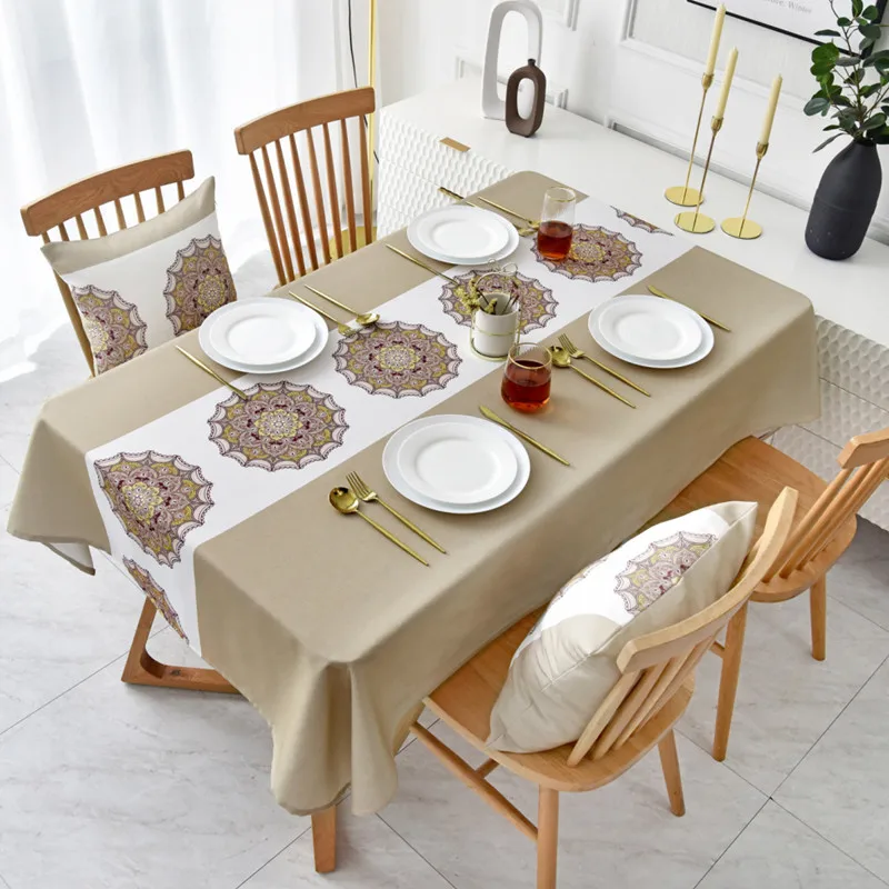 Household Table Mat Waterproof Oil-Proof Anti-Scald Square Tablecloth Dining Table Pad Party Banquet Anti-Greasy Tablecloth
Household Table Mat Waterproof Oil-Proof Anti-Scald Square Tablecloth Dining Table Pad Party Banquet Anti-Greasy Tablecloth