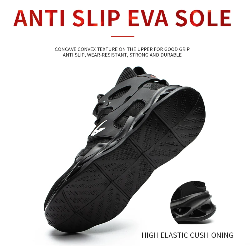 Breathable Men's Safety Shoes New Work Shoes Waterproof Breathable SRA Non-slip EVA Four Breathable Men's Safety Shoes Size 48
Breathable Men's Safety Shoes New Work Shoes Waterproof Breathable SRA Non-slip EVA Four Breathable Men's Safety Shoes Size 48