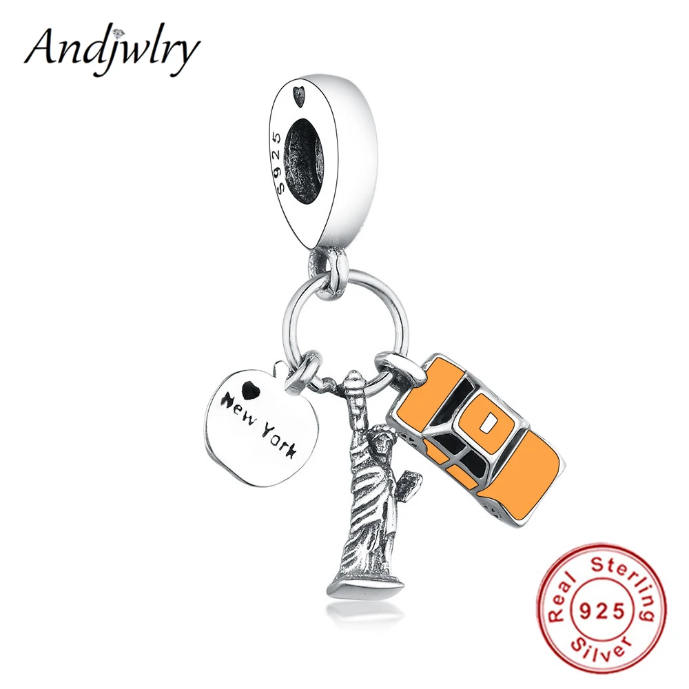 Fit Original Pandora Charms Bracelet Real 925 Sterling Silver New York Highlight Enamel Dangle Charms Beads For Making Berloque
Fit Original Pandora Charms Bracelet Real 925 Sterling Silver New York Highlight Enamel Dangle Charms Beads For Making Berloque