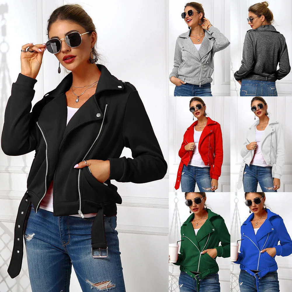 Female Jacket Streetwear Solid Turn-down Collar 2020 Plus Womens Jackets and Coats Trending Products 2018
Female Jacket Streetwear Solid Turn-down Collar 2020 Plus Womens Jackets and Coats Trending Products 2018