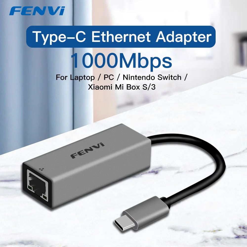 Адаптер сетевой Fenvi с Интерфейсом Ethernet RJ45, Тип C, Lan для ноутбука, ПК, Macbook, Samsung, гигабитная сетевая карта типа C, Windows 10/8/7
Адаптер сетевой Fenvi с Интерфейсом Ethernet RJ45, Тип C, Lan для ноутбука, ПК, Macbook, Samsung, гигабитная сетевая карта типа C, Windows 10/8/7