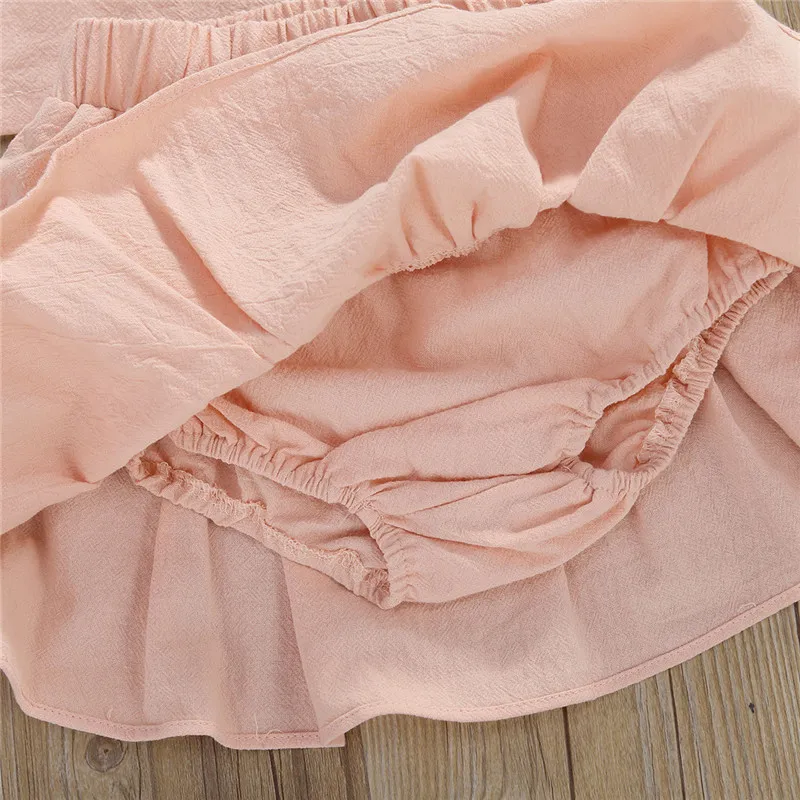 2020 Brand Baby Girls Cotton Linen Clothes Children Summer Short Sleeve Lotus Leaf Top T-shirt Ruffles Tutu Shorts Skirts 2Pcs
2020 Brand Baby Girls Cotton Linen Clothes Children Summer Short Sleeve Lotus Leaf Top T-shirt Ruffles Tutu Shorts Skirts 2Pcs