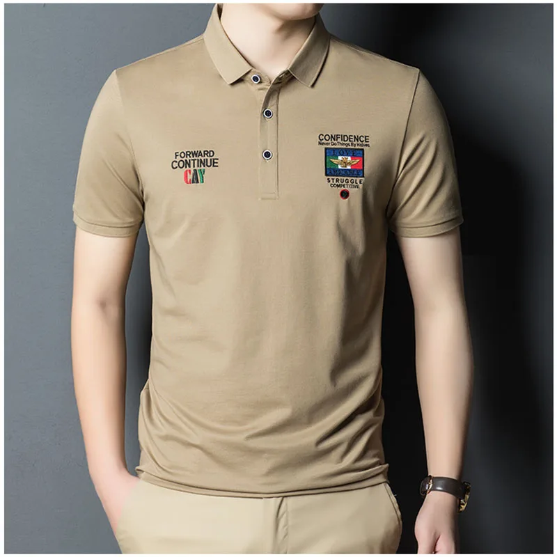2021 Spring and summer new Men's Polo Large Size Stand Collar Pure Color Casual Breathable Sports Fashion Short Sleeve
2021 Spring and summer new Men's Polo Large Size Stand Collar Pure Color Casual Breathable Sports Fashion Short Sleeve