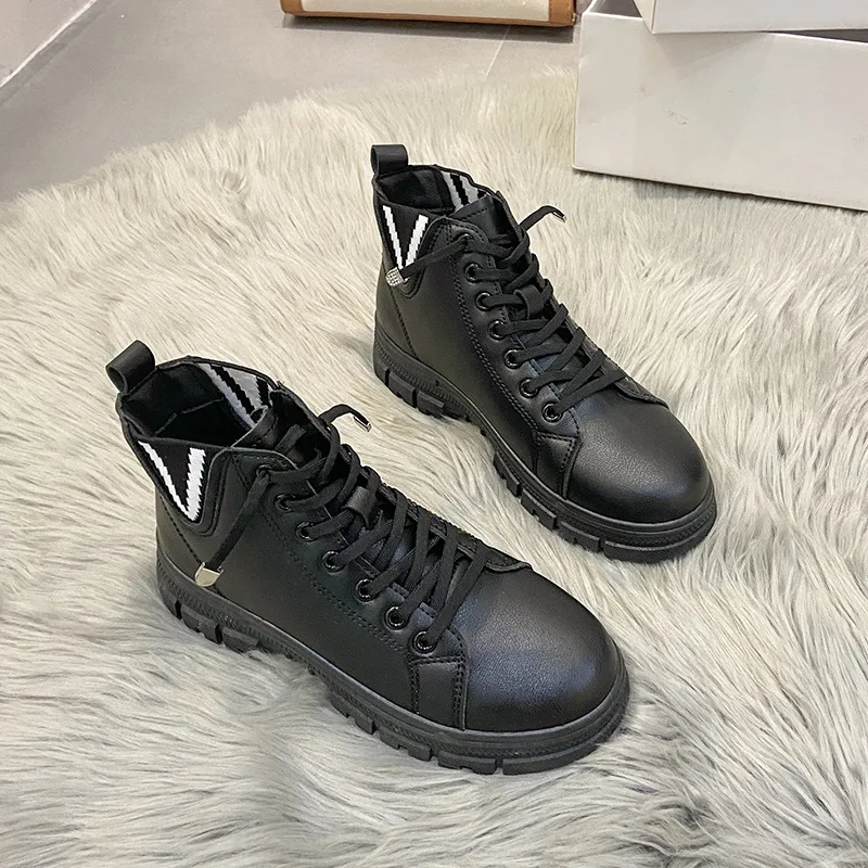 2021 Women's Boots Autumn Fashion Increase Platform Boots Women British Style Martin Boots Lacing Ankle Boots Botas De Mujer
2021 Women's Boots Autumn Fashion Increase Platform Boots Women British Style Martin Boots Lacing Ankle Boots Botas De Mujer