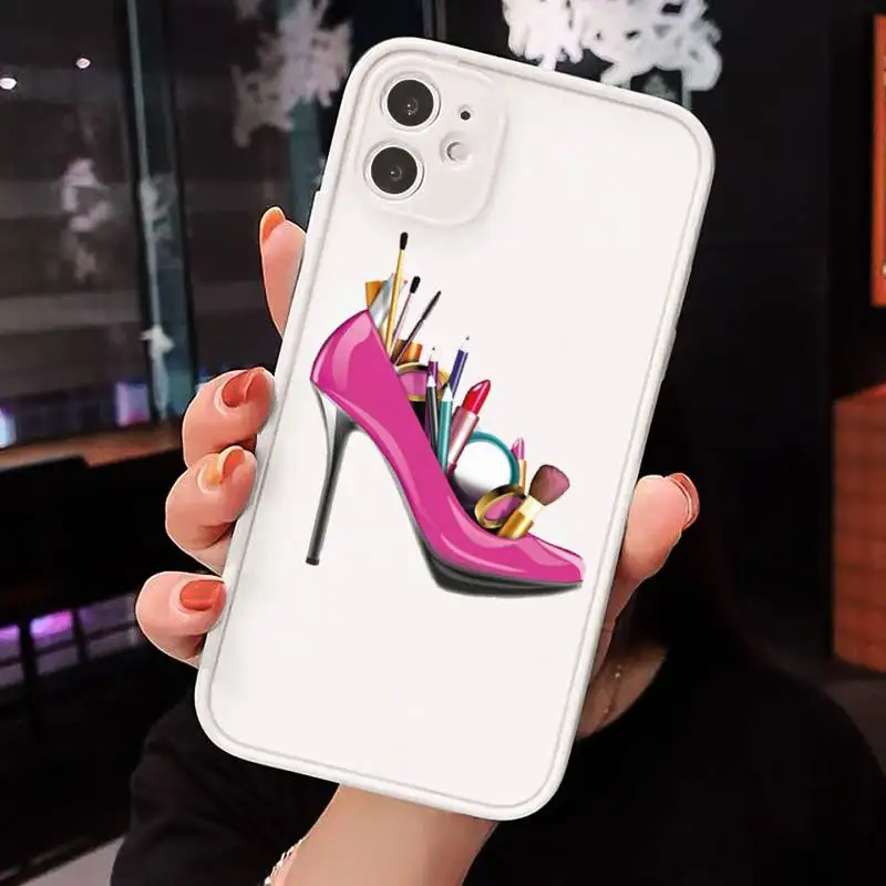 Cosmetic lipstick nail polish Phone Cases Matte Transparent for iPhone 7 8 11 12 s mini pro X XS XR MAX Plus cover funda
Cosmetic lipstick nail polish Phone Cases Matte Transparent for iPhone 7 8 11 12 s mini pro X XS XR MAX Plus cover funda