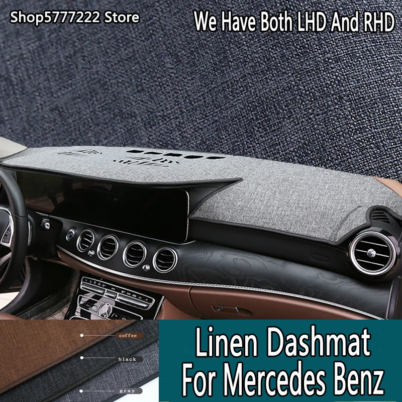 car styling Linen noslip dashmat dashboard cover For Mercedes-Benz S B200 R350 SLK300 A180 C200 E260 CLA300 GLA CLS CLK VITO
car styling Linen noslip dashmat dashboard cover For Mercedes-Benz S B200 R350 SLK300 A180 C200 E260 CLA300 GLA CLS CLK VITO
