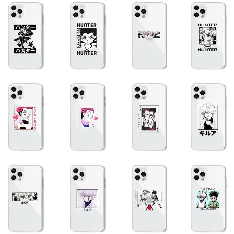 Japan anime HUNTER×HUNTER Phone Case Transparent for iPhone 7 8 11 12 13 s mini pro X XS XR MAX Plus
Japan anime HUNTER×HUNTER Phone Case Transparent for iPhone 7 8 11 12 13 s mini pro X XS XR MAX Plus