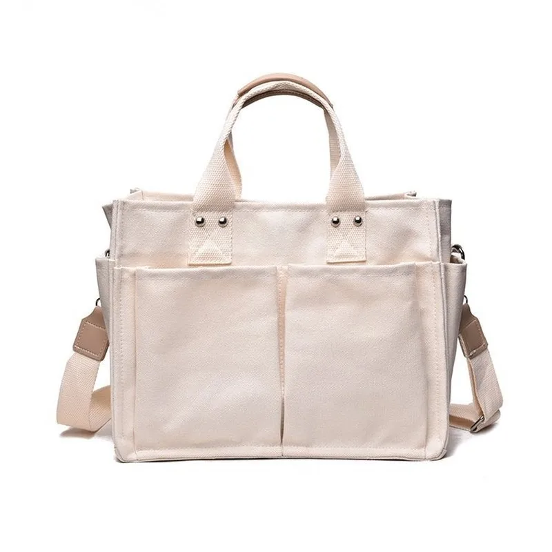 South Korea's new canvas bag ins female bag multi-pocket large-capacity handbag wild shoulder messenger bag
South Korea's new canvas bag ins female bag multi-pocket large-capacity handbag wild shoulder messenger bag