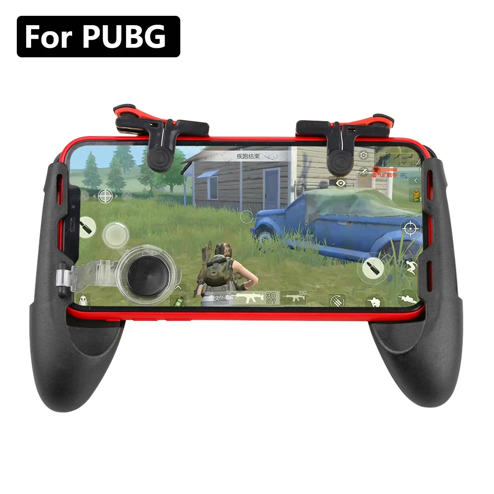 5 in 1 Gamepad For PUBG Mobile Phone Trigger Fire Button L1R1 Shooter Controller Joystick Aim Key For Shooting Game
5 in 1 Gamepad For PUBG Mobile Phone Trigger Fire Button L1R1 Shooter Controller Joystick Aim Key For Shooting Game
