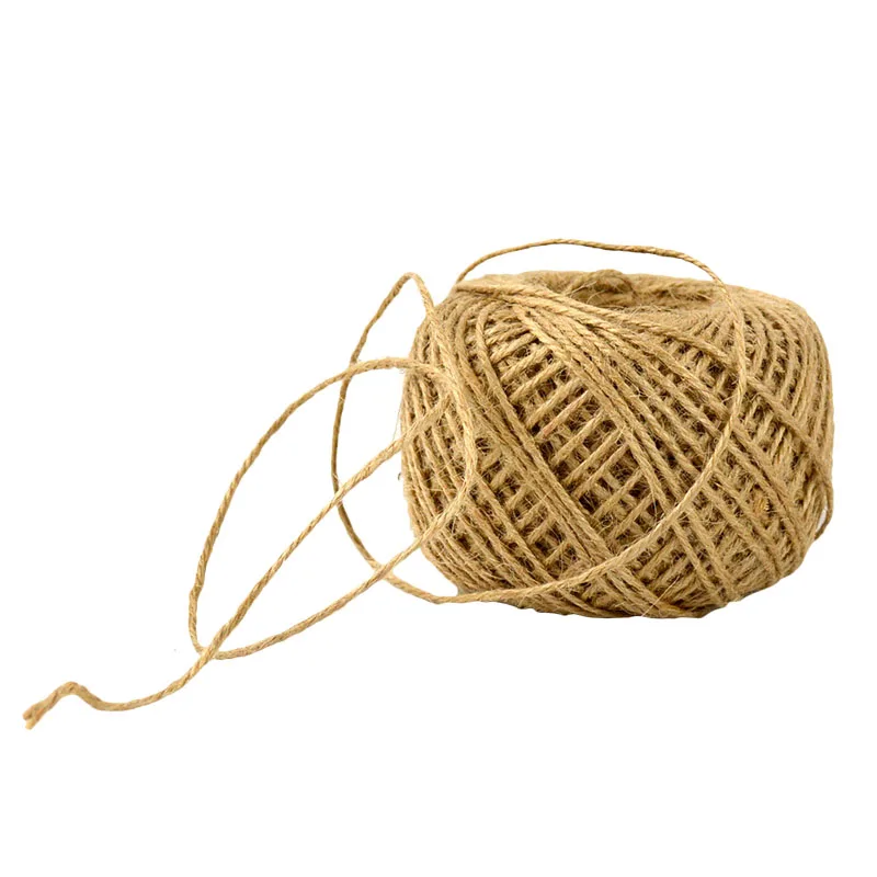 Natural Jute Twine Burlap String Hemp Rope Party Wedding Gift Wrapping Cords Thread DIY Florists Craft Decoration
Natural Jute Twine Burlap String Hemp Rope Party Wedding Gift Wrapping Cords Thread DIY Florists Craft Decoration