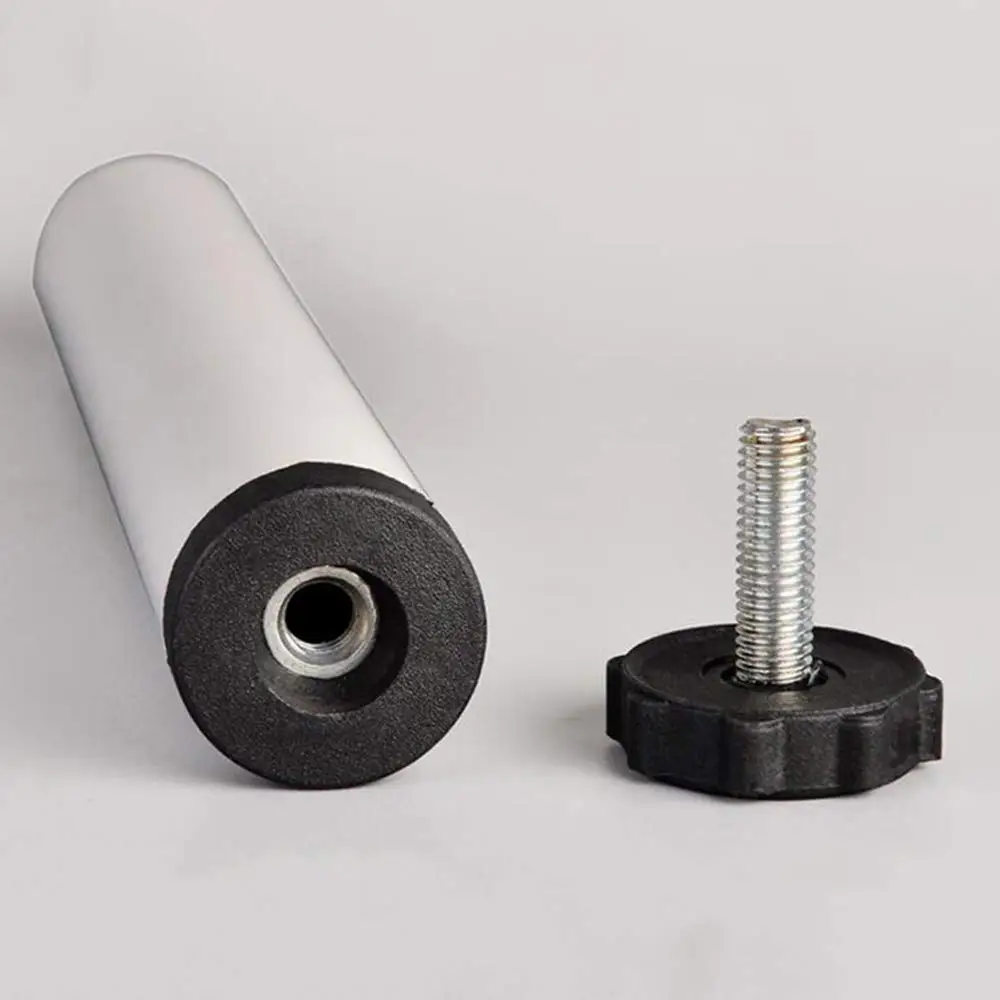 round bed leg adjustable support table foot frame single hole bed frame accessories (15-35cm white/black) 4 pieces metal legs 
round bed leg adjustable support table foot frame single hole bed frame accessories (15-35cm white/black) 4 pieces metal legs