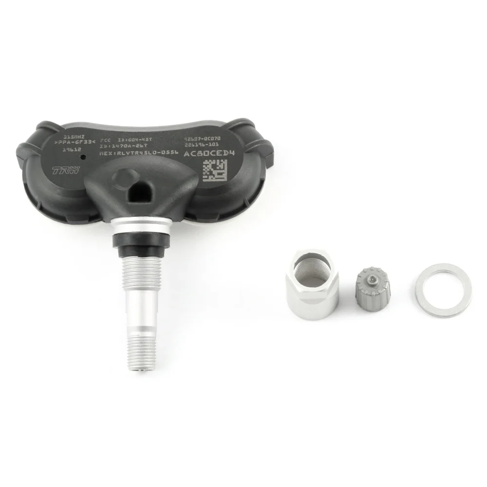 Датчик давления в шинах для toyota Siena, tundra Sequoia 42607-0c070 
Датчик давления в шинах для toyota Siena, tundra Sequoia 42607-0c070