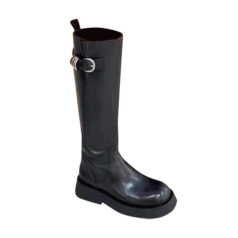 women's boots 2020 autumn winter New genuine leather knee-high boots side zipper flat straight Knight boots long boots
women's boots 2020 autumn winter New genuine leather knee-high boots side zipper flat straight Knight boots long boots
