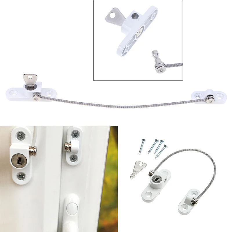 Window Lock Children Protection Window Restrictor Aluminum Alloy Child Safety Window Stopper Anti-theft Locks Limiter
Window Lock Children Protection Window Restrictor Aluminum Alloy Child Safety Window Stopper Anti-theft Locks Limiter