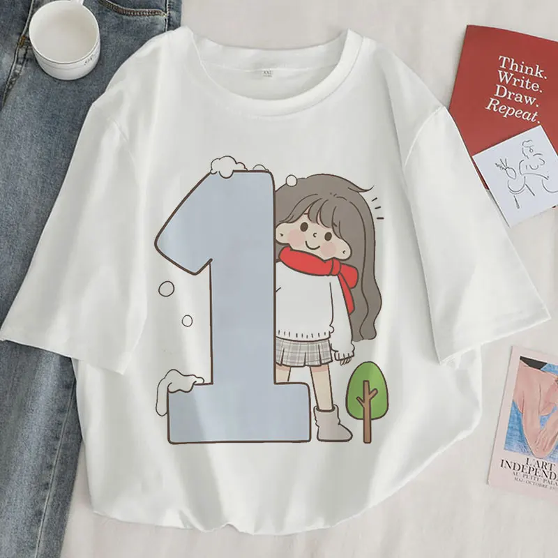 Cute Digital Girl Printed T-shirt Fashion Short Sleeved Casual Female Top Tee Kawaii Graphic Round Neck Clothes 29819 
Cute Digital Girl Printed T-shirt Fashion Short Sleeved Casual Female Top Tee Kawaii Graphic Round Neck Clothes 29819