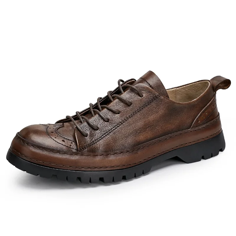 High Quality Genuine Leather Lace-Up Business Shoes Mens Luxury Shoes Men Designer All Match Cowhide Spring Autumn Summer
High Quality Genuine Leather Lace-Up Business Shoes Mens Luxury Shoes Men Designer All Match Cowhide Spring Autumn Summer