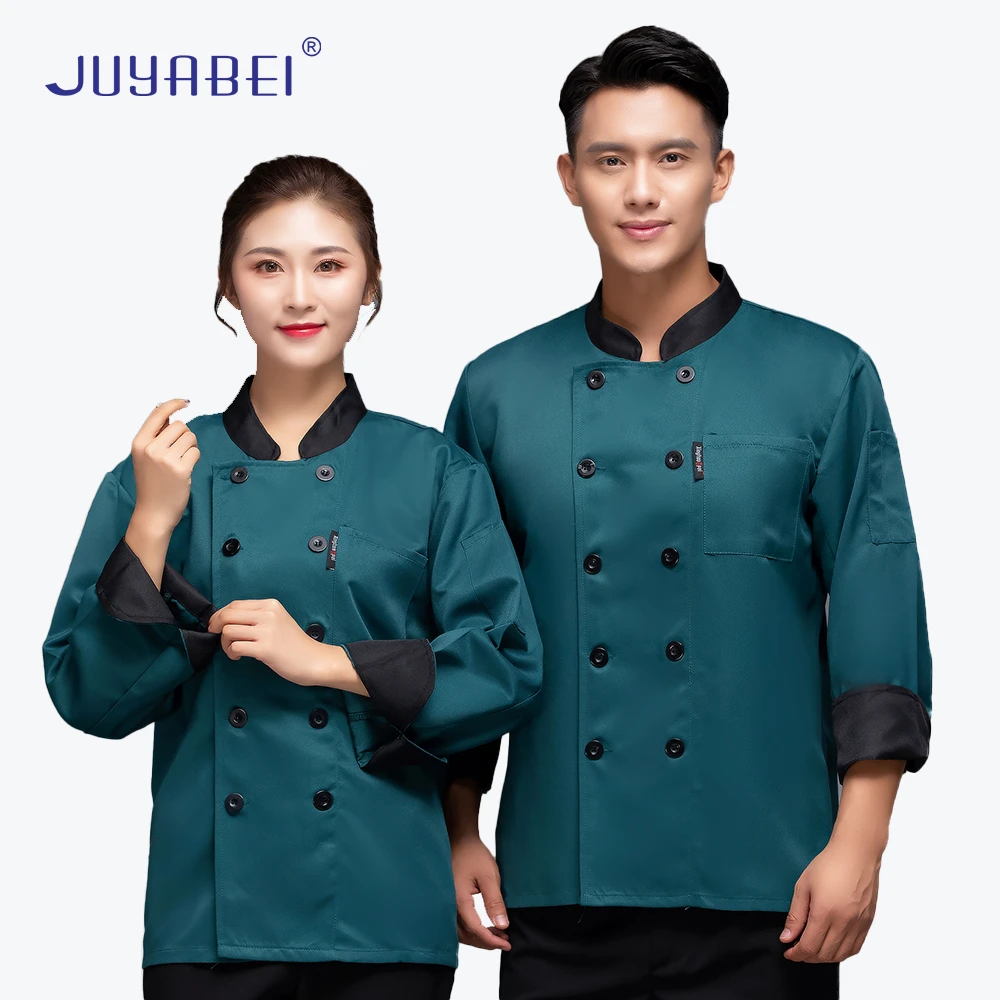 Stitching Collar Long Sleeve Chef Uniform Restaurant Hotel Kitchen Cooking Coat Cafe Bakery Sushi Waiter Shirt Apron Hat Unisex
Stitching Collar Long Sleeve Chef Uniform Restaurant Hotel Kitchen Cooking Coat Cafe Bakery Sushi Waiter Shirt Apron Hat Unisex
