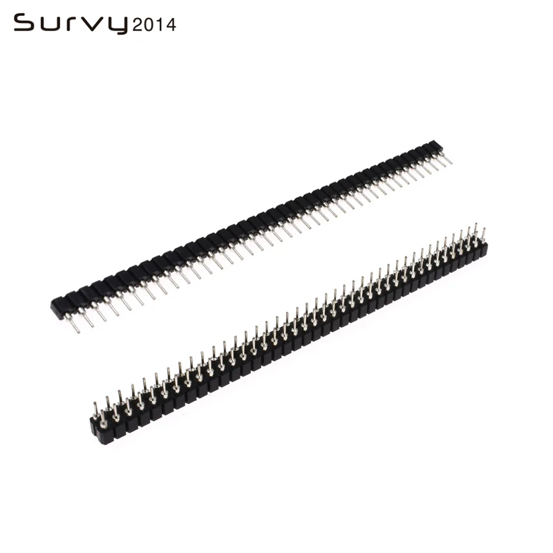 5 / 10PCS Pin Header Socket Board 2.54mm 40 / 2X40 Pin Round Single / Double Row Female Straight Electronic Product Accessories 
5 / 10PCS Pin Header Socket Board 2.54mm 40 / 2X40 Pin Round Single / Double Row Female Straight Electronic Product Accessories
