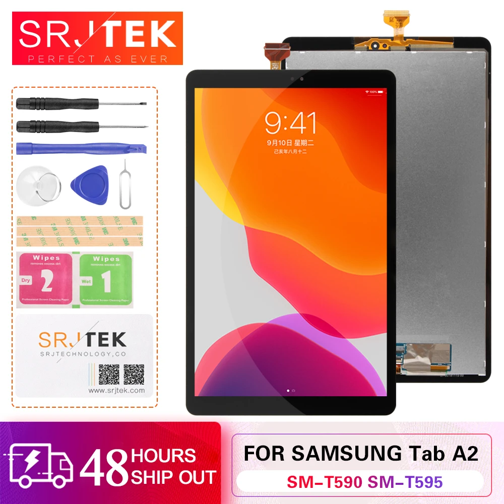 10,1 "ЖК-дисплей для Samsung Galaxy Tab A2 T590 T595 экран дисплея SM-T590 SM-T595 с сенсорным экраном дигитайзер сенсор матричная сборка Замена
10,1 "ЖК-дисплей для Samsung Galaxy Tab A2 T590 T595 экран дисплея SM-T590 SM-T595 с сенсорным экраном дигитайзер сенсор матричная сборка Замена