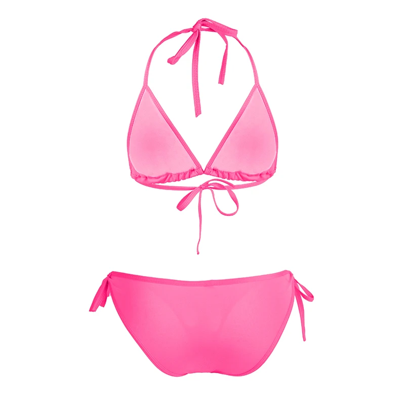 Women's Two-Piece Bikini Solid Color Lace-Up Multicolor Sexy Ladies Split Swimsuit Beach Leisure Vacation Swimwear
Women's Two-Piece Bikini Solid Color Lace-Up Multicolor Sexy Ladies Split Swimsuit Beach Leisure Vacation Swimwear