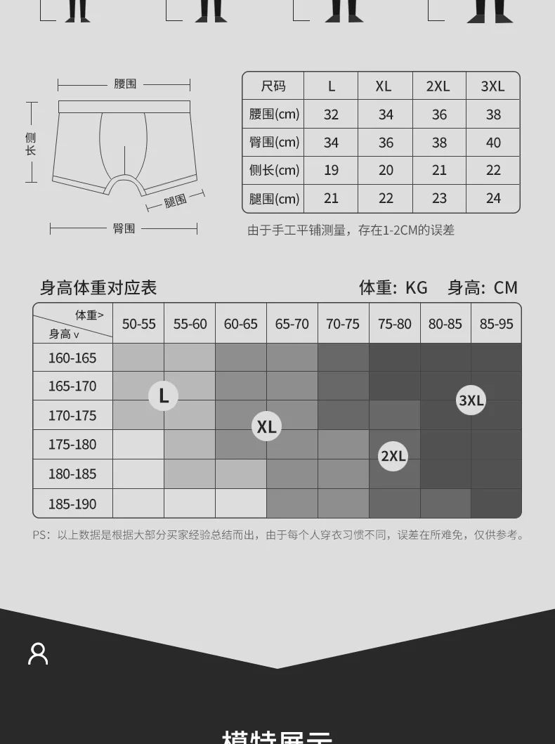 1pcs Men's underwear flat corner underpants cotton quarter pants breathable men's fashion personalized sexy printed underwear
1pcs Men's underwear flat corner underpants cotton quarter pants breathable men's fashion personalized sexy printed underwear