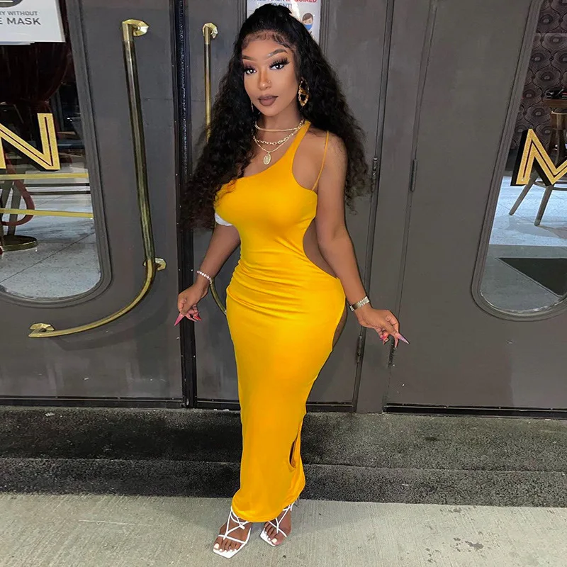 Women Fashion 2021 Summer Ladies Hollow Out Midi Bodycon Solid Color Sleeveless Round Neck Stretchy Dress
Women Fashion 2021 Summer Ladies Hollow Out Midi Bodycon Solid Color Sleeveless Round Neck Stretchy Dress