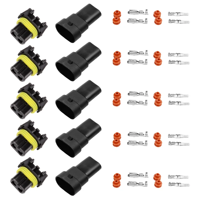 YUNPICAR 9006 Wiring Harness Headlight Socket Female Adapter Connector for Headlights Fog Lights 5Pack
YUNPICAR 9006 Wiring Harness Headlight Socket Female Adapter Connector for Headlights Fog Lights 5Pack