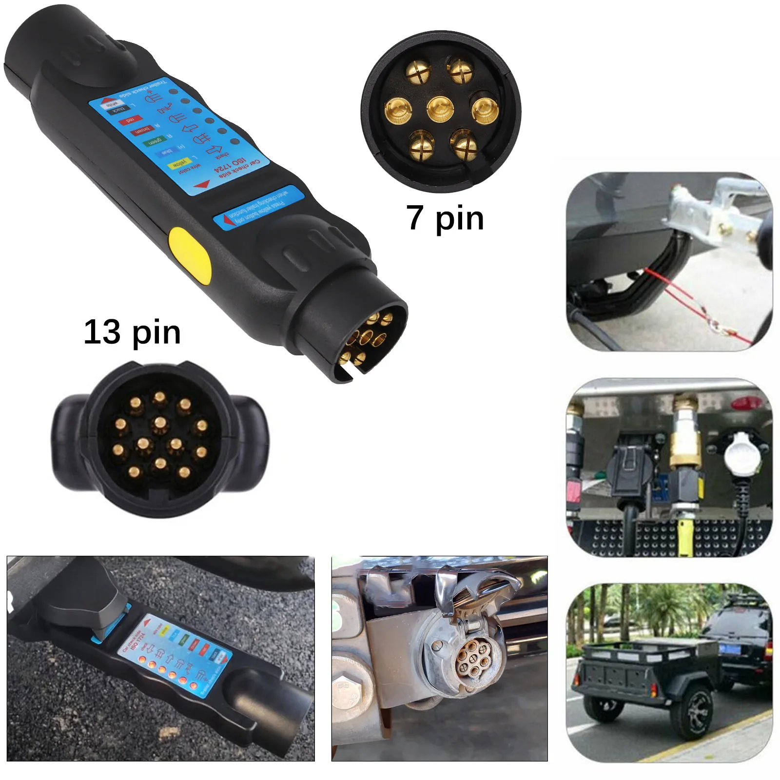 12V 7/13 Pin буксировочный прицеп светильник Тесты er, Horsebox караван автомобиль грузовик диагностический проводной проводки Тесты er разъем Тесты ...
12V 7/13 Pin буксировочный прицеп светильник Тесты er, Horsebox караван автомобиль грузовик диагностический проводной проводки Тесты er разъем Тесты ...