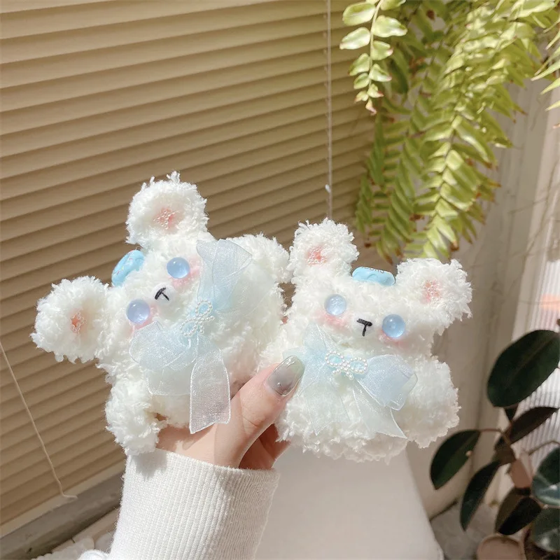 Plush Bowknot White Bear Apple AirPods 1 2 Pro Case Cover iPhone Earbuds Accessories Airpod Case Air Pods Case Airpods Pro Case
Plush Bowknot White Bear Apple AirPods 1 2 Pro Case Cover iPhone Earbuds Accessories Airpod Case Air Pods Case Airpods Pro Case