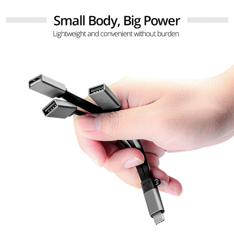 X37A Aluminum Alloy Type-C To Usb3.0+USB2.0X2 Type-C Extension Cable Splitter 3 in 1
X37A Aluminum Alloy Type-C To Usb3.0+USB2.0X2 Type-C Extension Cable Splitter 3 in 1