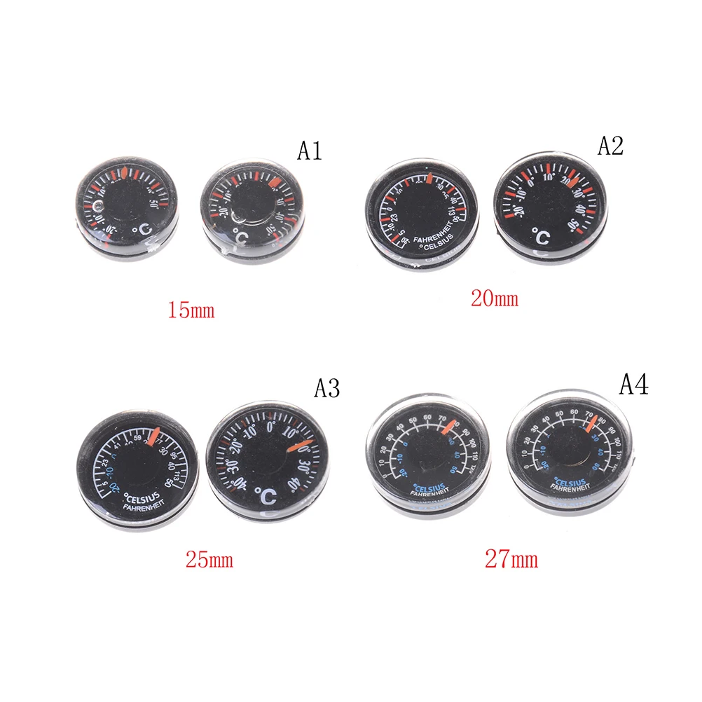 1Pc New Diameter 15/20/25/27mm Plastic Round Mini Thermometer Mini Spirit Circular Thermograph Celsius Hydrothermograph
1Pc New Diameter 15/20/25/27mm Plastic Round Mini Thermometer Mini Spirit Circular Thermograph Celsius Hydrothermograph