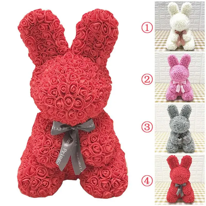 Artificial Rose Rose Rabbit Rabbit Dolls PE Romantic Lovely Toy Love Decorations Birthday Valentine'S Day Wedding
Artificial Rose Rose Rabbit Rabbit Dolls PE Romantic Lovely Toy Love Decorations Birthday Valentine'S Day Wedding