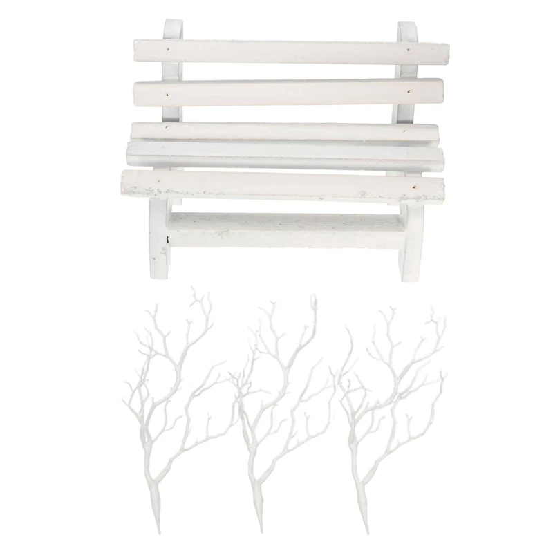 3 x Artificial White Dry Plant Tree Branch Wedding Party Decor & 1x Miniature Dollhouse Landscape Ornament Plant DIY Craft Home
3 x Artificial White Dry Plant Tree Branch Wedding Party Decor & 1x Miniature Dollhouse Landscape Ornament Plant DIY Craft Home
