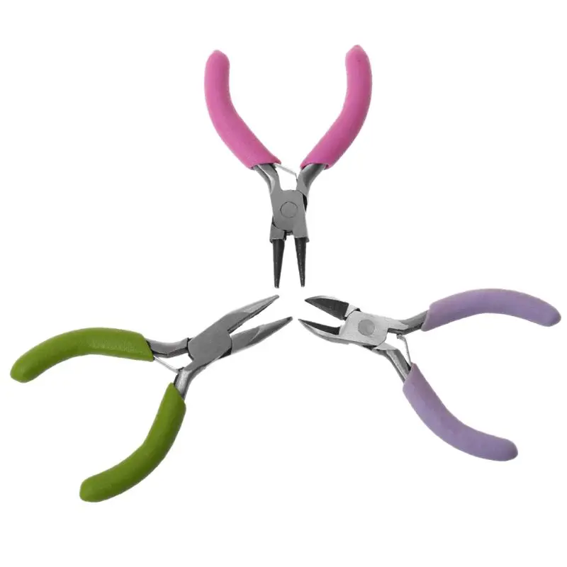 3pcs/set Mini Jewelry Beads Making Tools Pliers Beading Line Chain Cutter DIY Kit 1XCC
3pcs/set Mini Jewelry Beads Making Tools Pliers Beading Line Chain Cutter DIY Kit 1XCC
