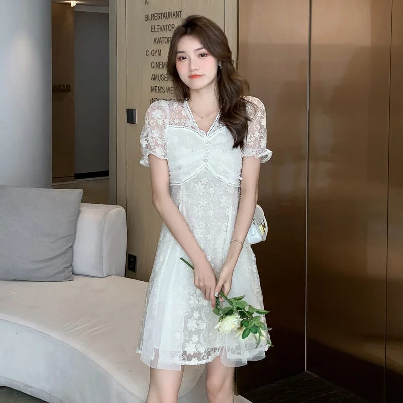 Женское платье с пышными рукавами, маленькая юбка с пышными рукавами, французский стиль, на лето
Женское платье с пышными рукавами, маленькая юбка с пышными рукавами, французский стиль, на лето