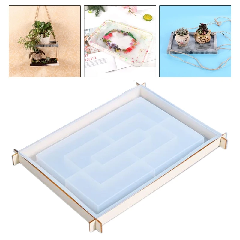 Crystal Epoxy Resin Mold Jewelry Holder Fruit Snack Tray Silicone Mould DIY Crafts Serving Board Plate Making Tool
Crystal Epoxy Resin Mold Jewelry Holder Fruit Snack Tray Silicone Mould DIY Crafts Serving Board Plate Making Tool